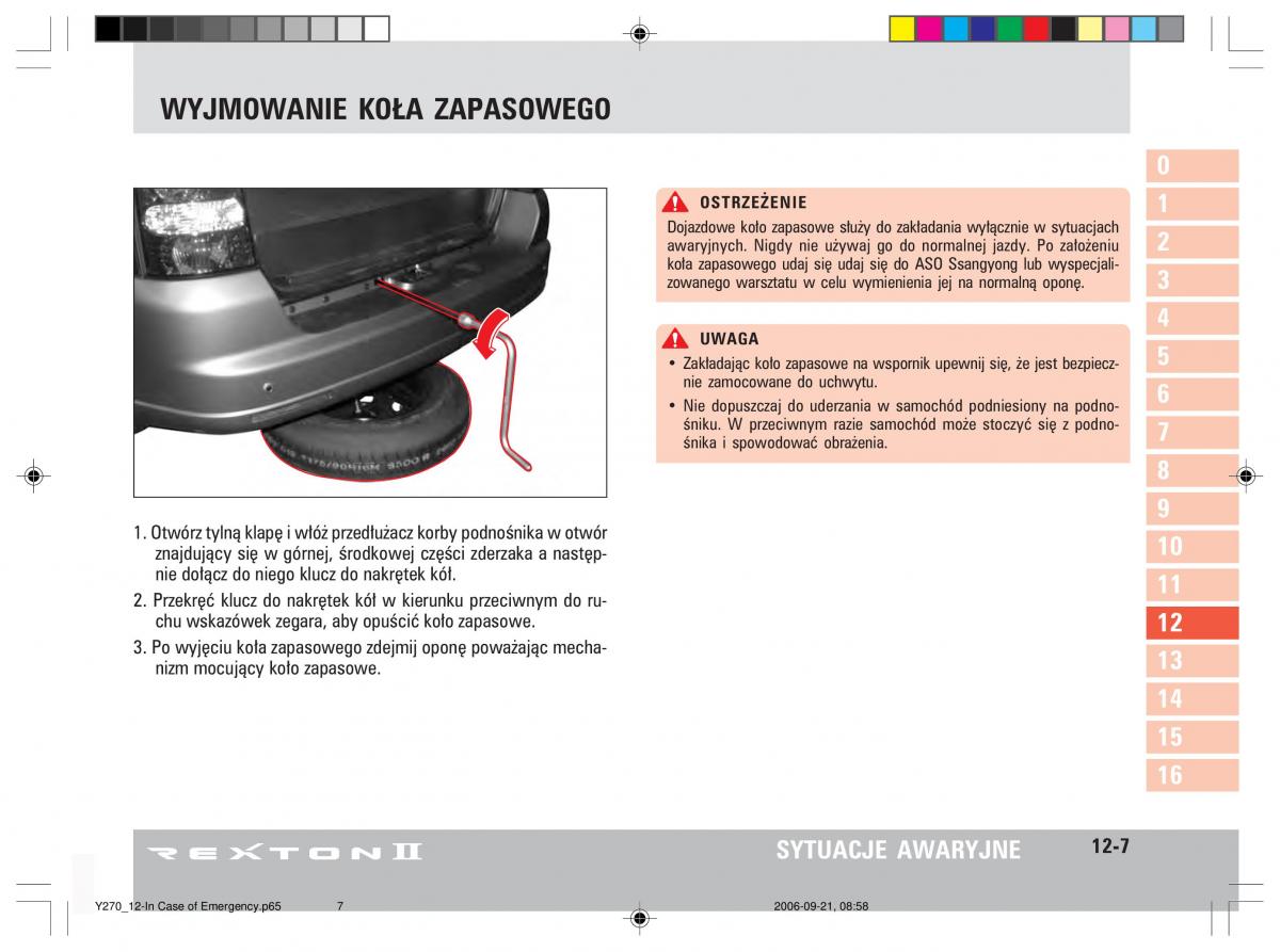 manual  SsangYong Rexton II 2 instrukcja / page 214