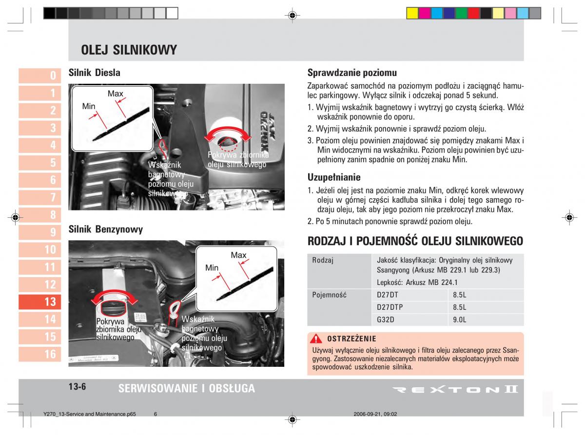 manual  SsangYong Rexton II 2 instrukcja / page 238