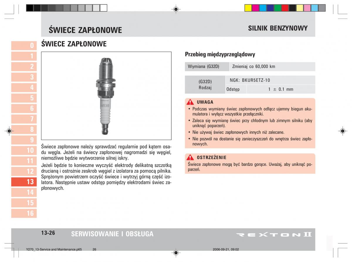 manual  SsangYong Rexton II 2 instrukcja / page 258