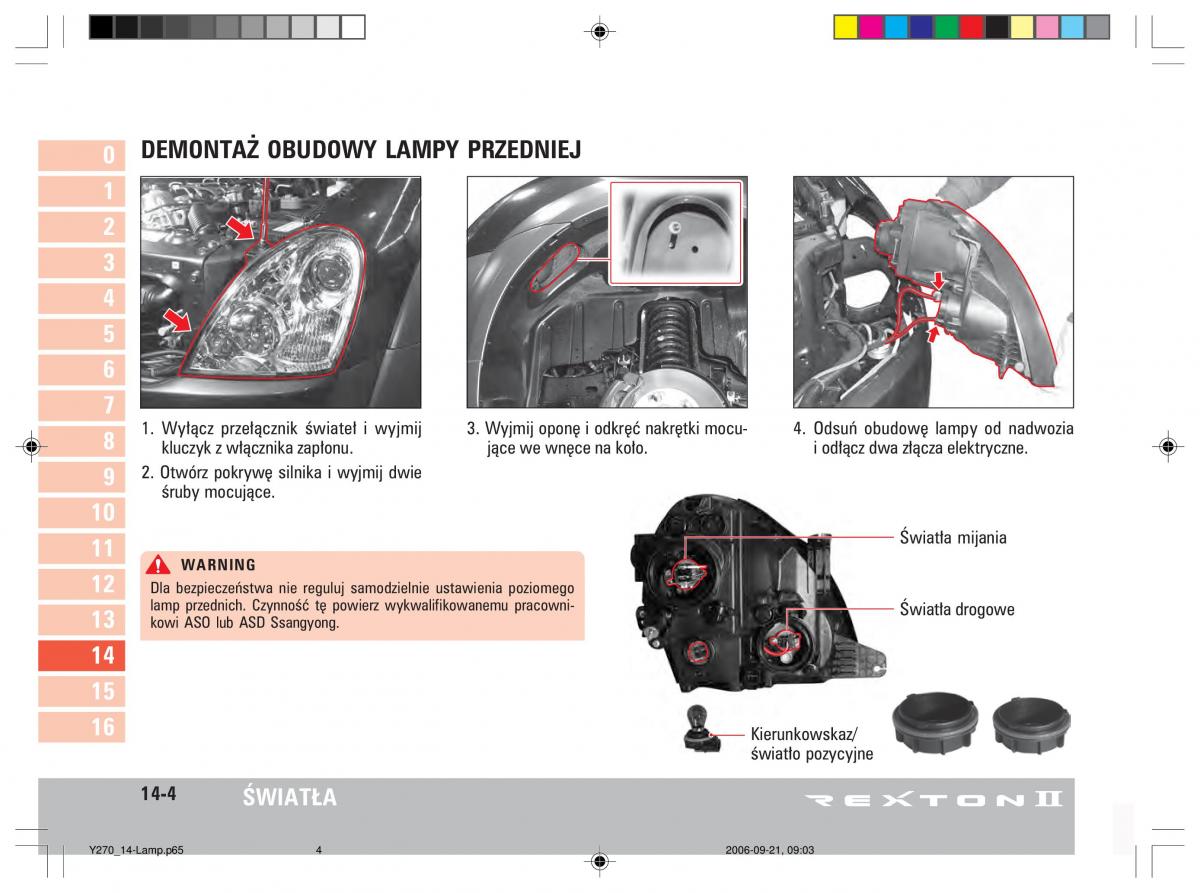 manual  SsangYong Rexton II 2 instrukcja / page 279