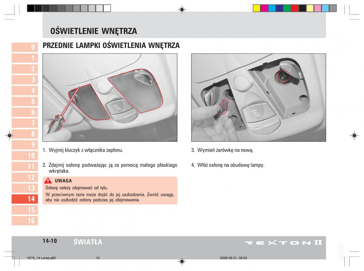 manual  SsangYong Rexton II 2 instrukcja / page 285