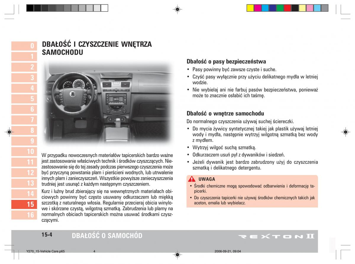 manual  SsangYong Rexton II 2 instrukcja / page 291