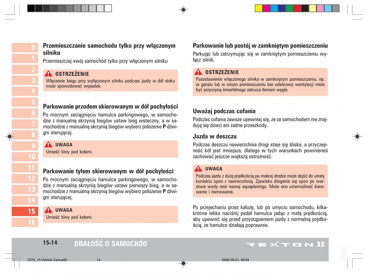 manual  SsangYong Rexton II 2 instrukcja / page 301