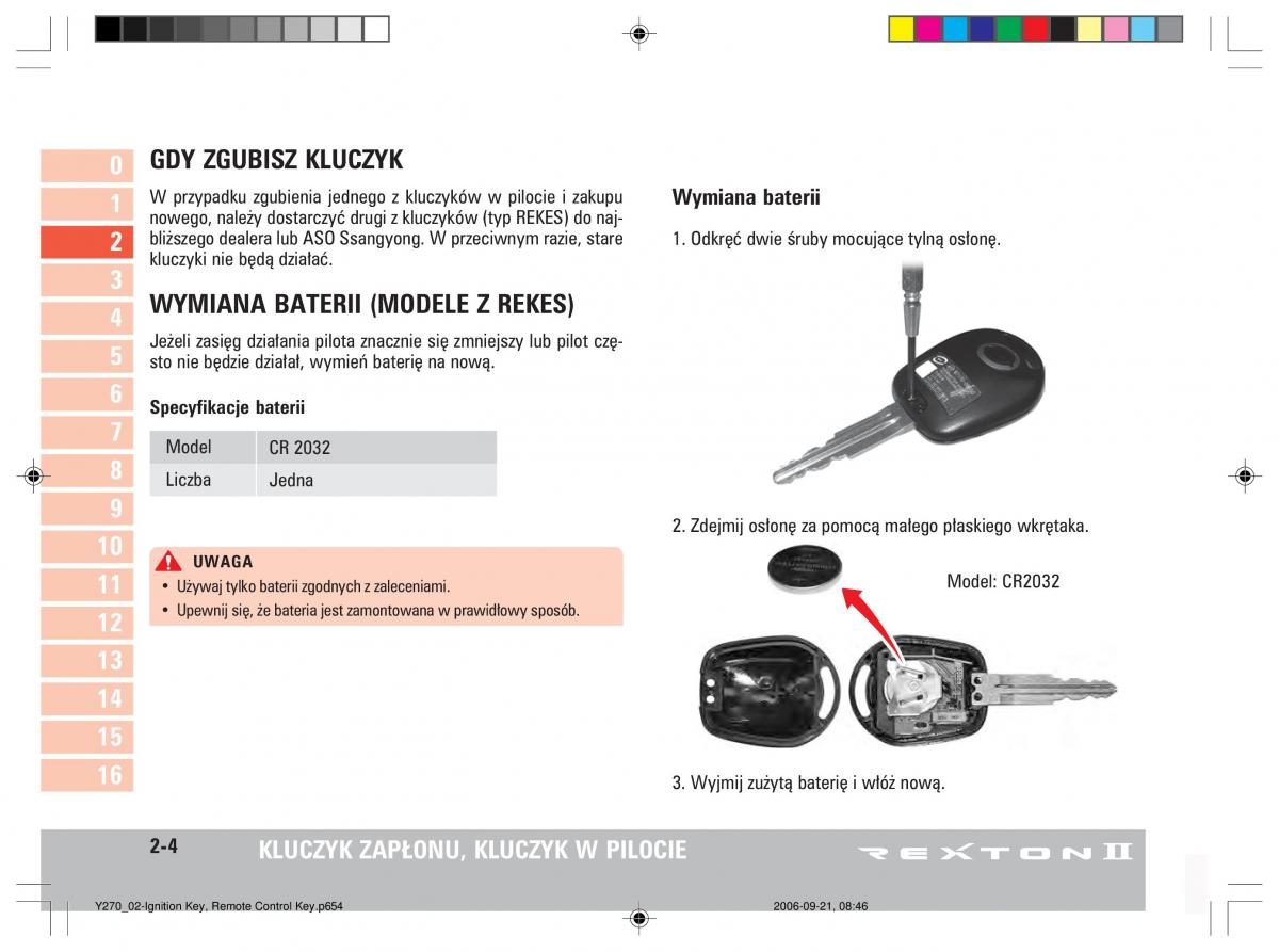 manual  SsangYong Rexton II 2 instrukcja / page 34