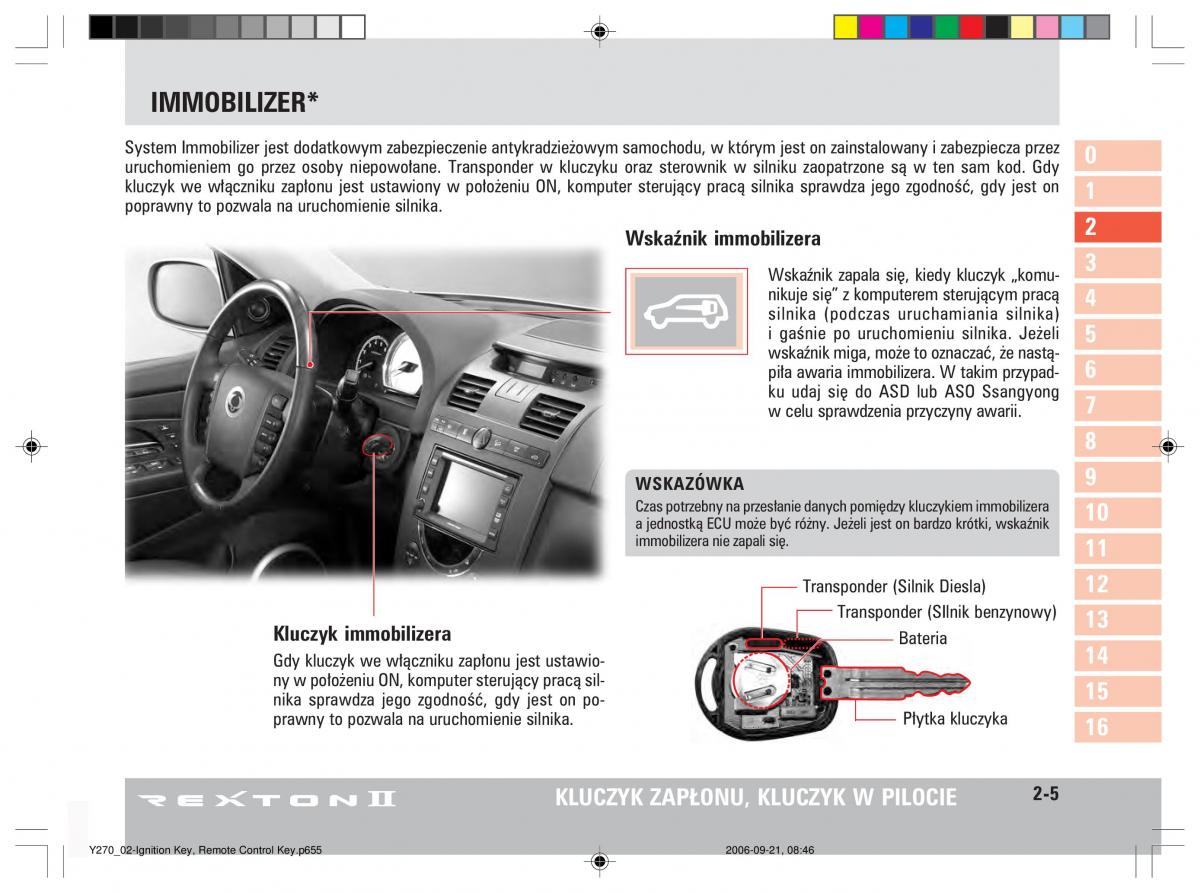 manual  SsangYong Rexton II 2 instrukcja / page 35