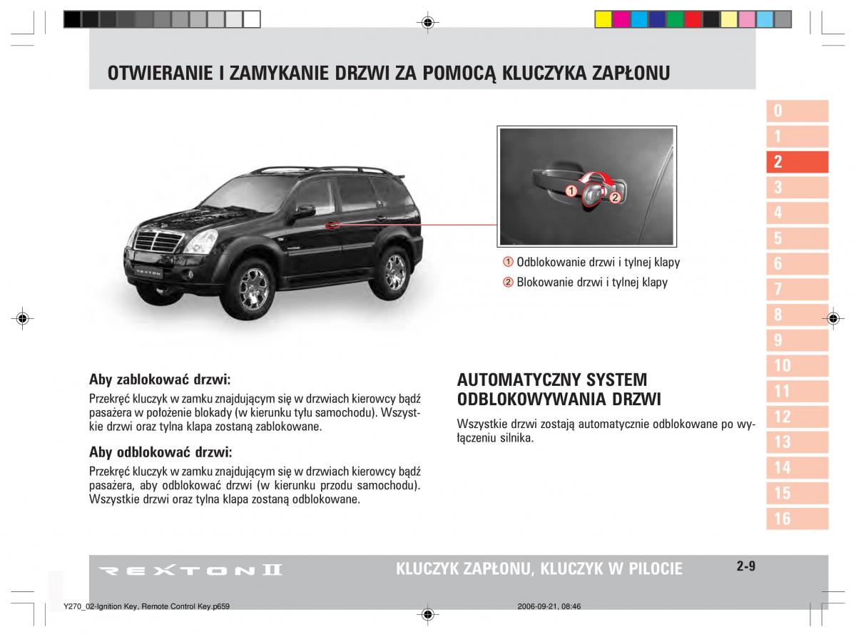 manual  SsangYong Rexton II 2 instrukcja / page 39