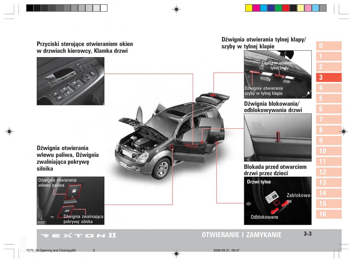 manual  SsangYong Rexton II 2 instrukcja / page 43