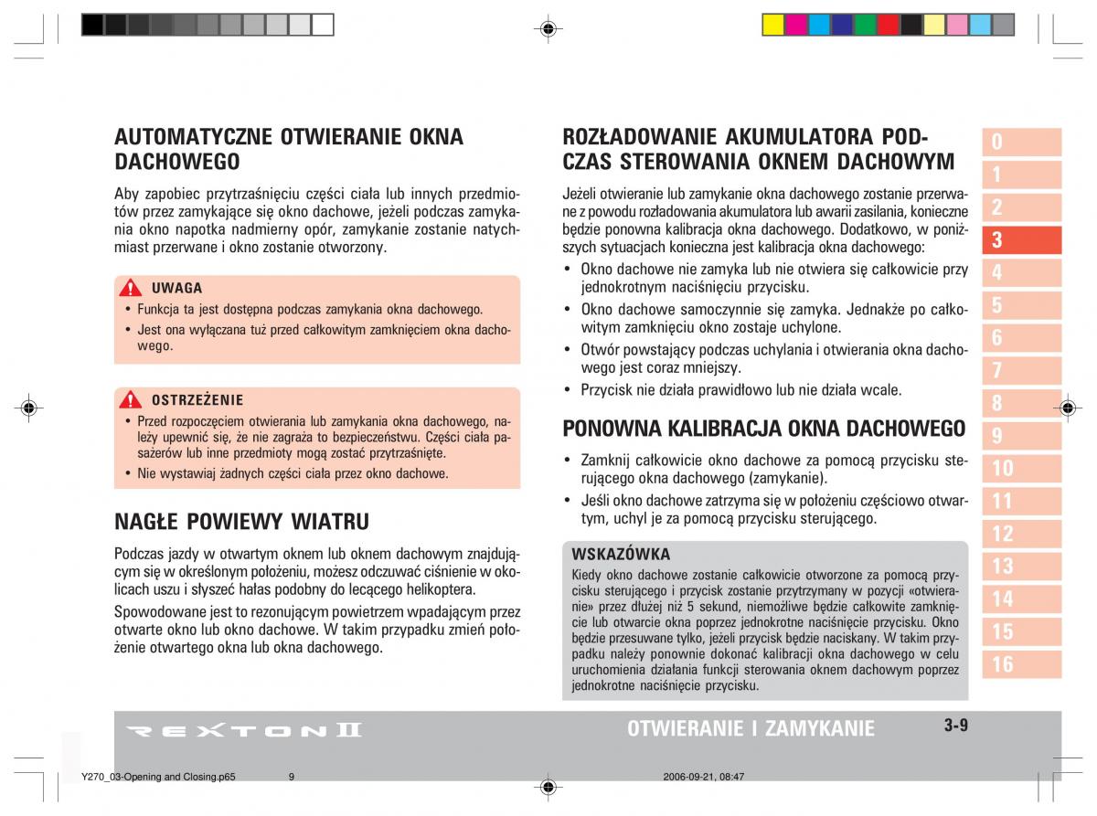 manual  SsangYong Rexton II 2 instrukcja / page 49