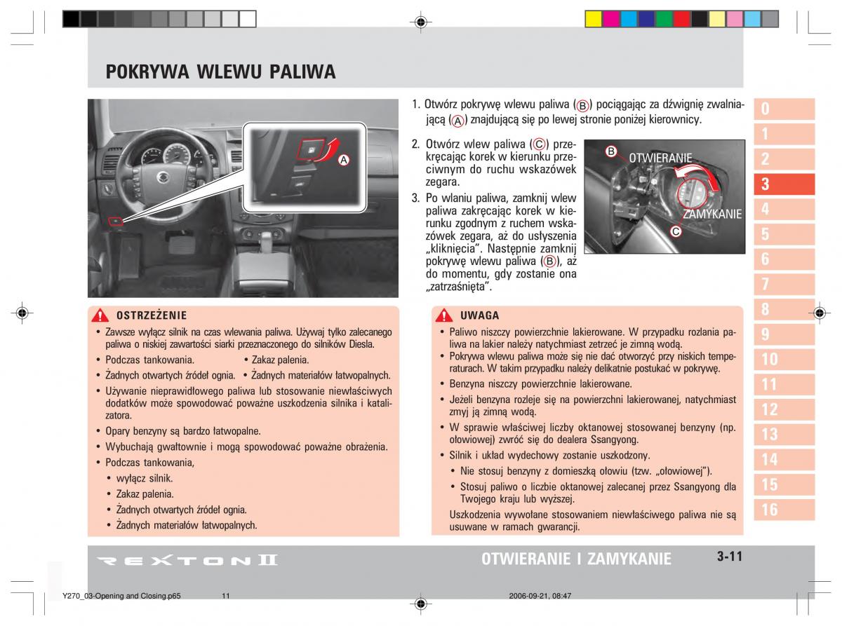 manual  SsangYong Rexton II 2 instrukcja / page 51