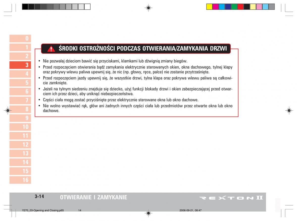 manual  SsangYong Rexton II 2 instrukcja / page 54