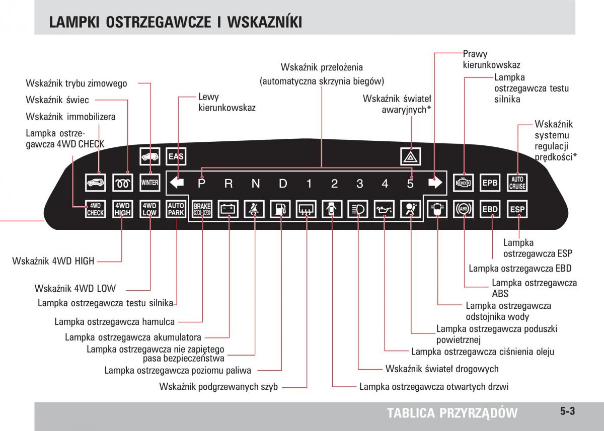 SsangYong Rodius instrukcja obslugi / page 71