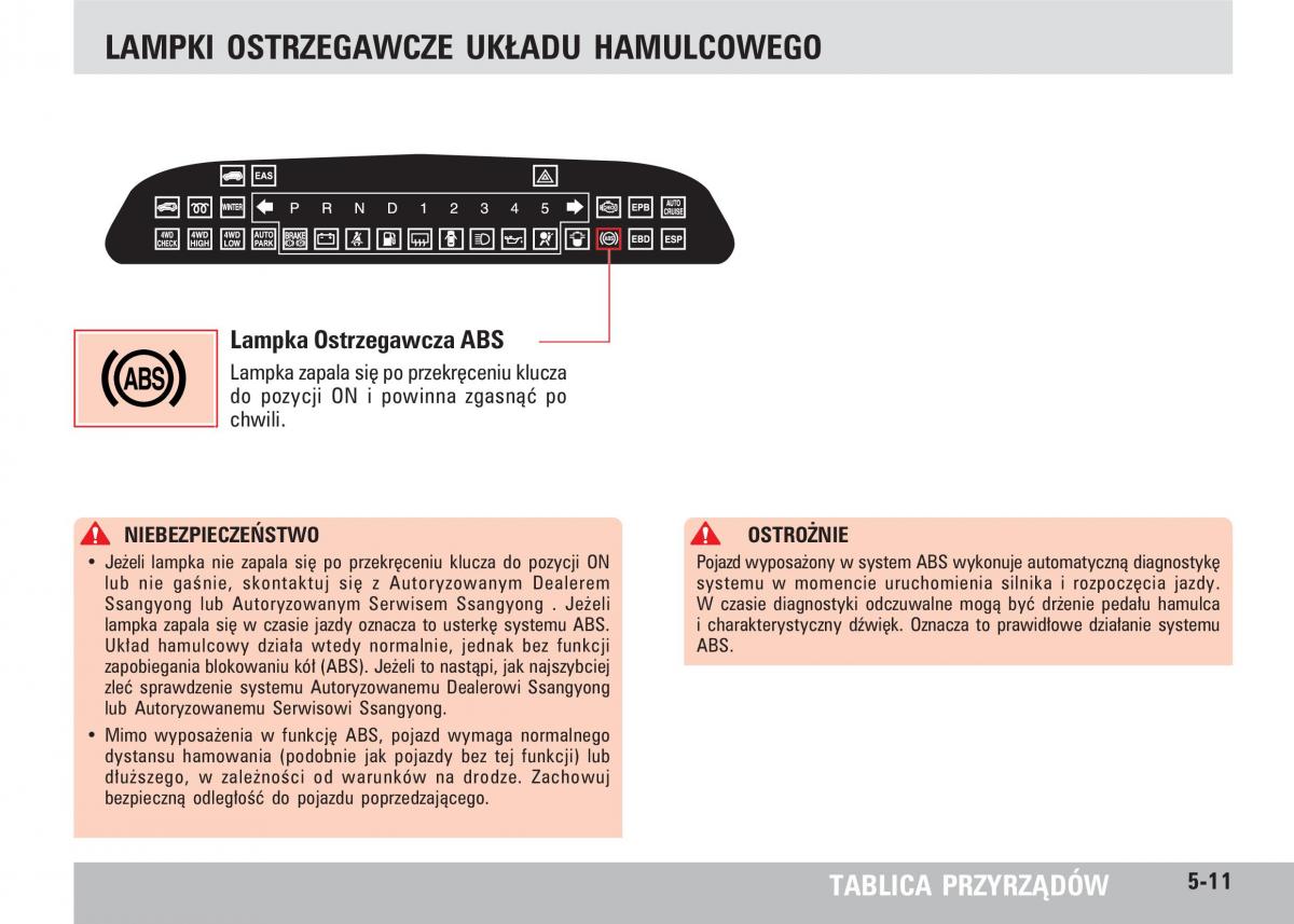 SsangYong Rodius instrukcja obslugi / page 79