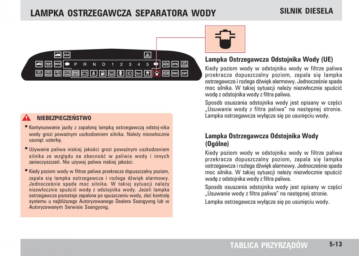 SsangYong Rodius instrukcja obslugi / page 81