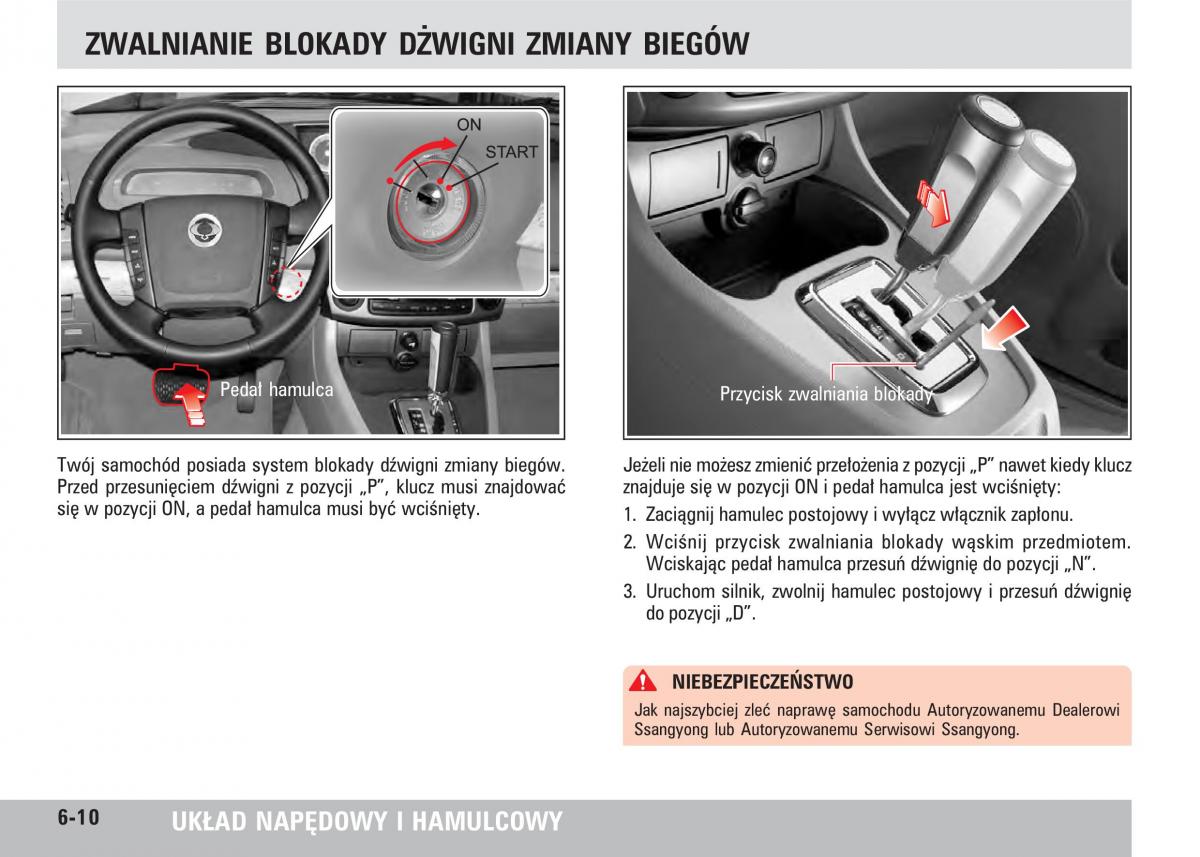 SsangYong Rodius instrukcja obslugi / page 96