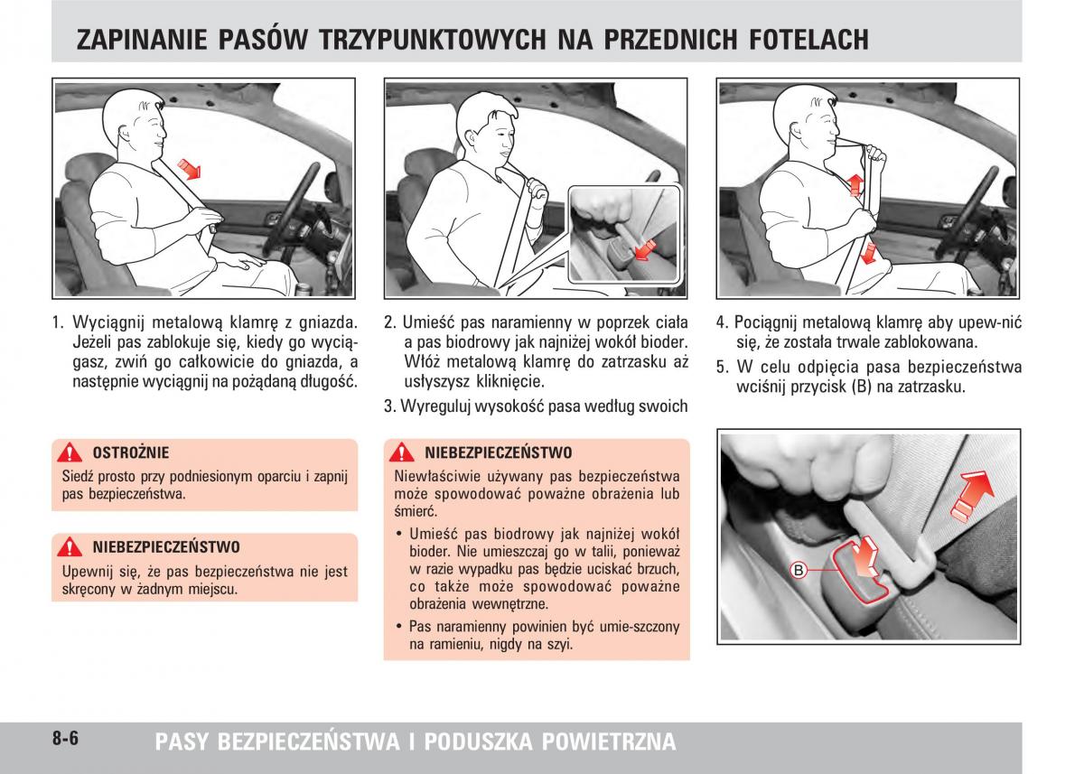 SsangYong Rodius instrukcja obslugi / page 132