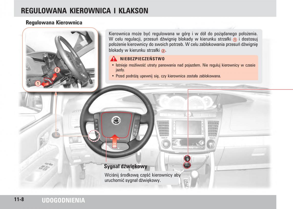 SsangYong Rodius instrukcja obslugi / page 176