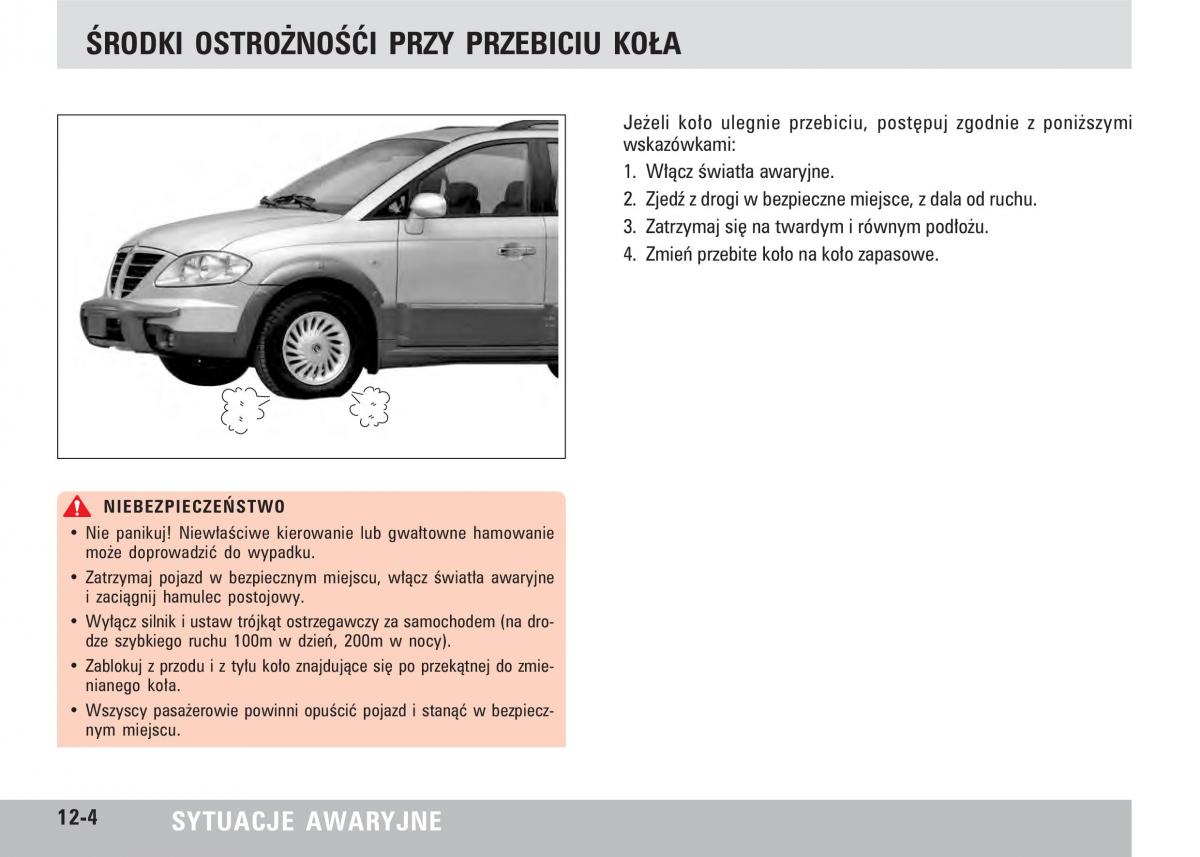 SsangYong Rodius instrukcja obslugi / page 192