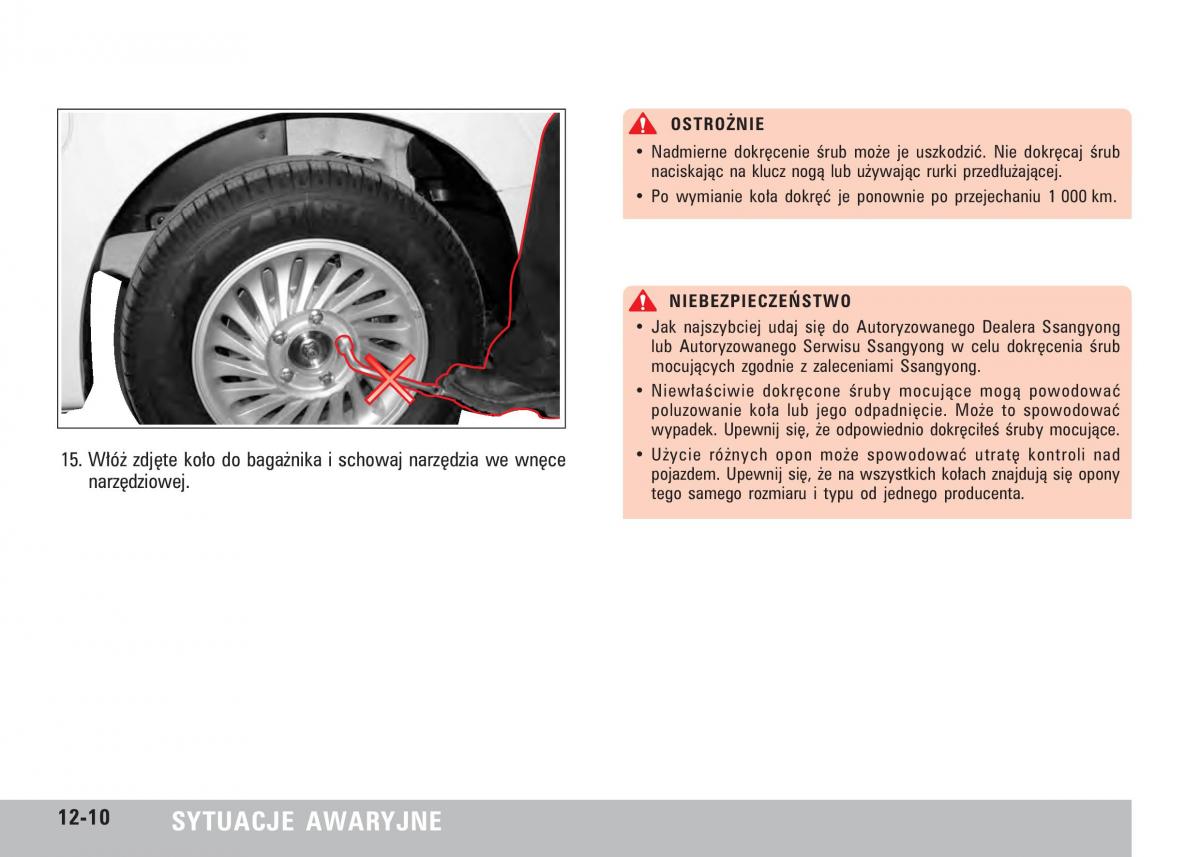 SsangYong Rodius instrukcja obslugi / page 198