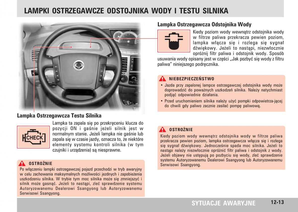 SsangYong Rodius instrukcja obslugi / page 201