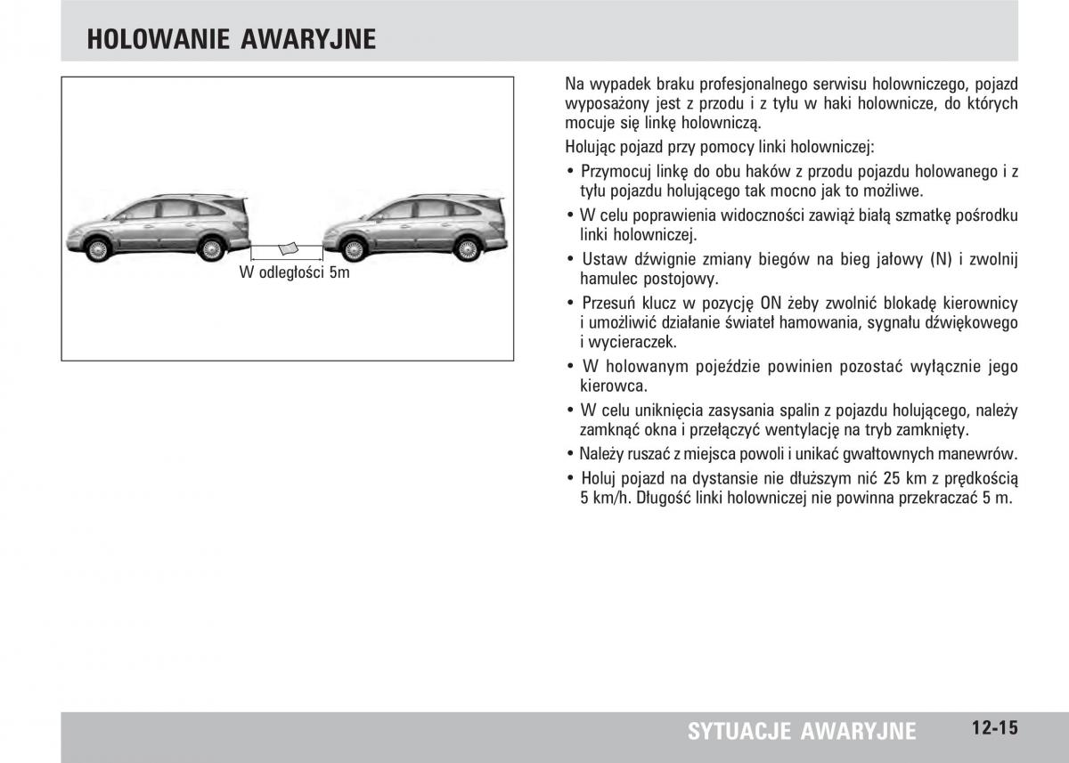 SsangYong Rodius instrukcja obslugi / page 203