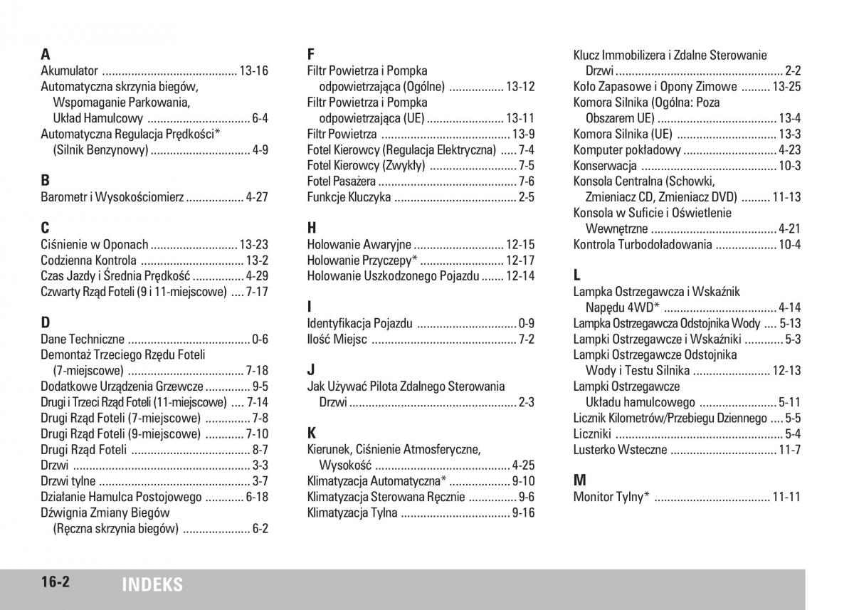 SsangYong Rodius instrukcja obslugi / page 268