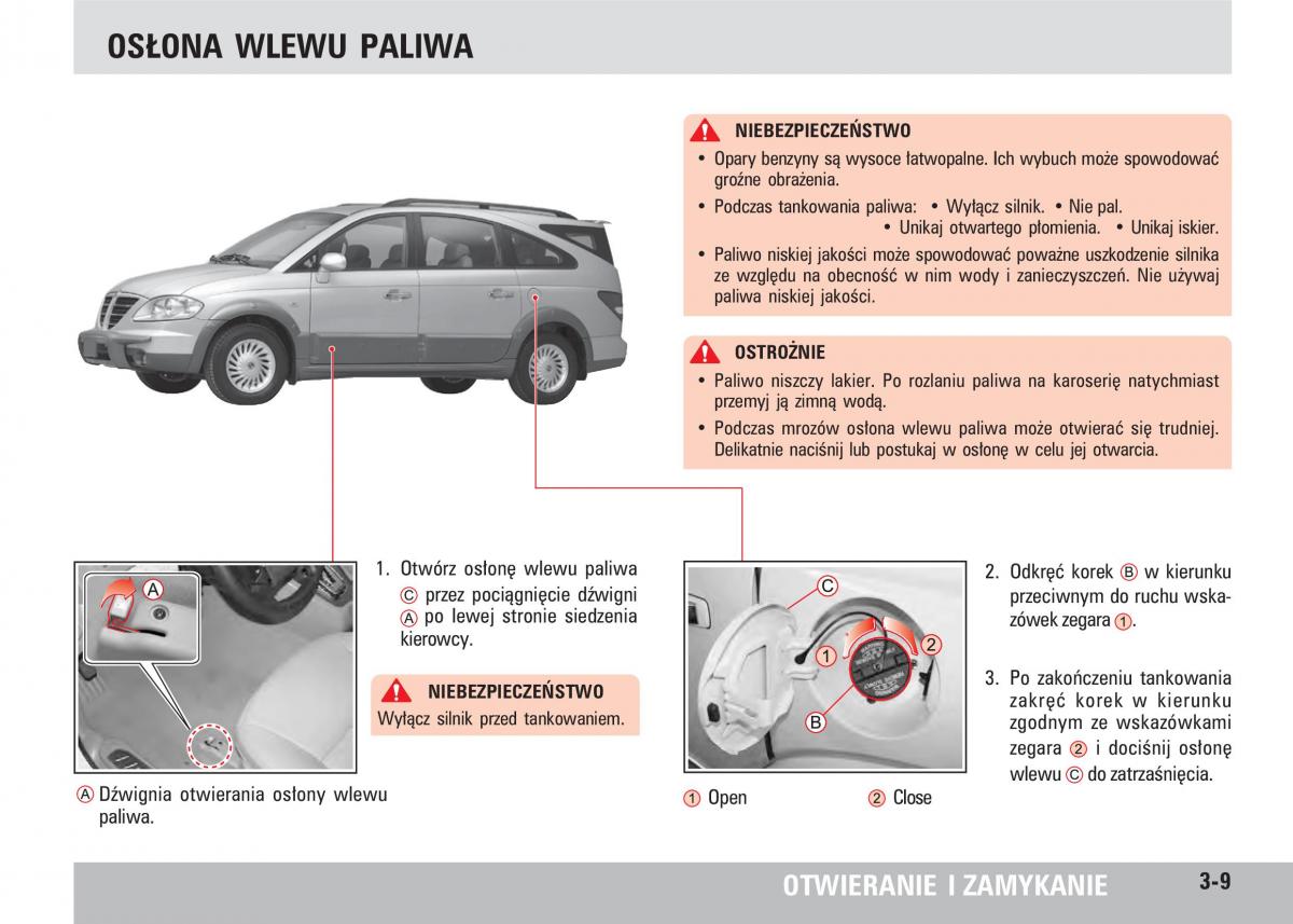 SsangYong Rodius instrukcja obslugi / page 35