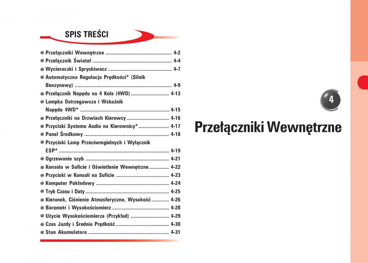 SsangYong Rodius instrukcja obslugi / page 37