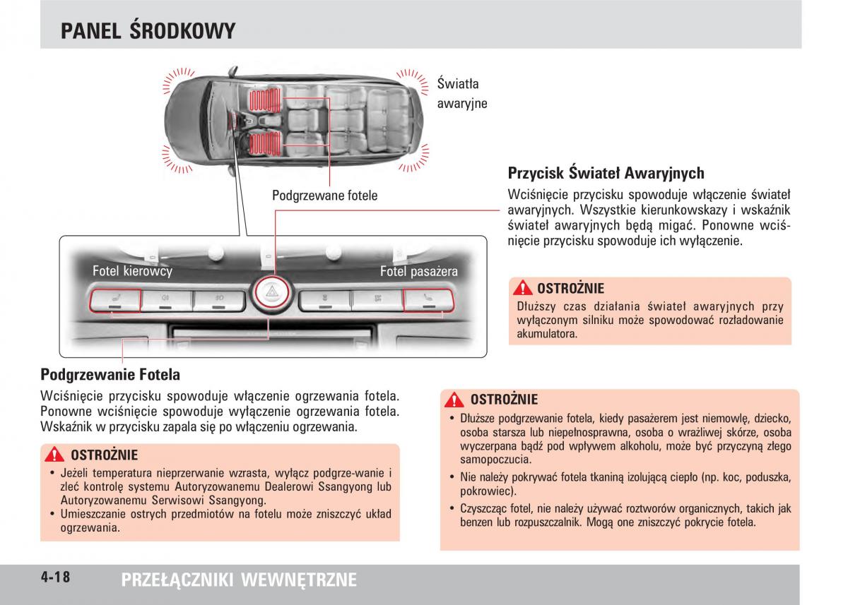 SsangYong Rodius instrukcja obslugi / page 54