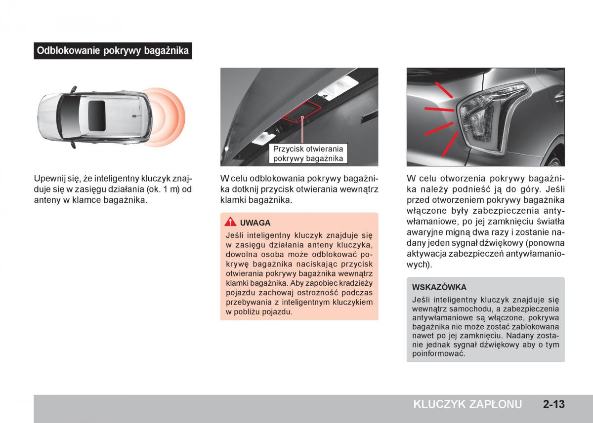 SsangYong Tivoli instrukcja obslugi / page 69