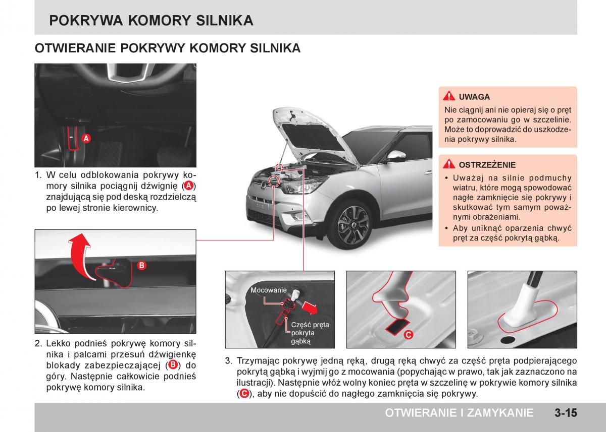 SsangYong Tivoli instrukcja obslugi / page 95