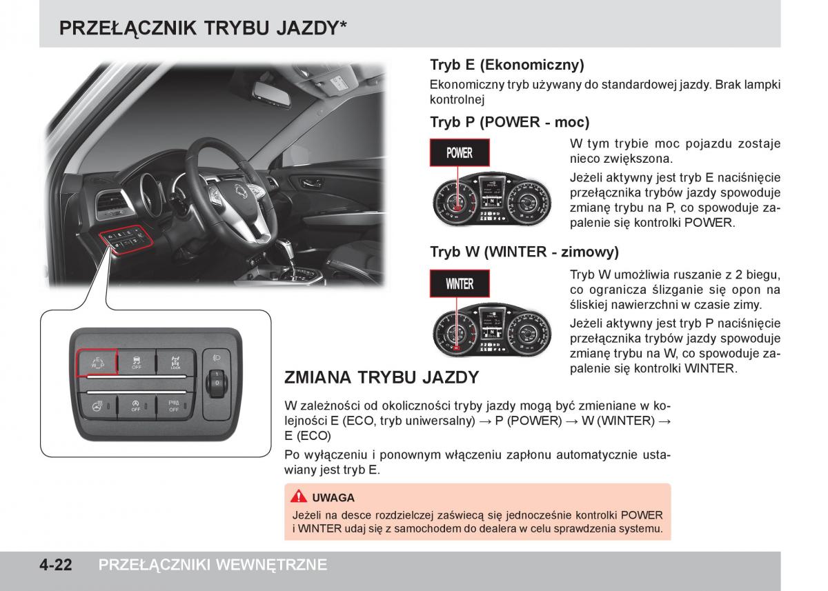 SsangYong Tivoli instrukcja obslugi / page 122