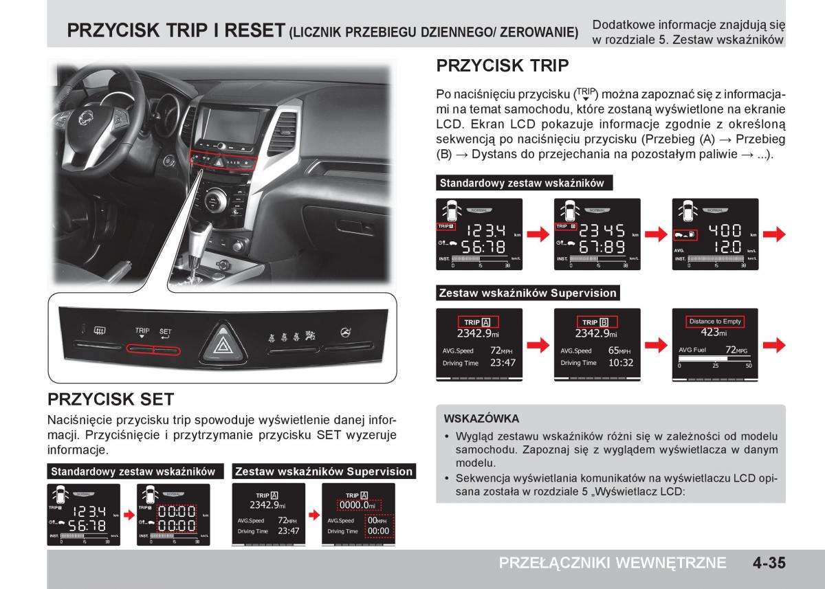 manual  SsangYong Tivoli instrukcja / page 135