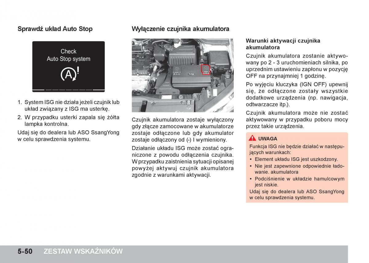 SsangYong Tivoli instrukcja obslugi / page 192