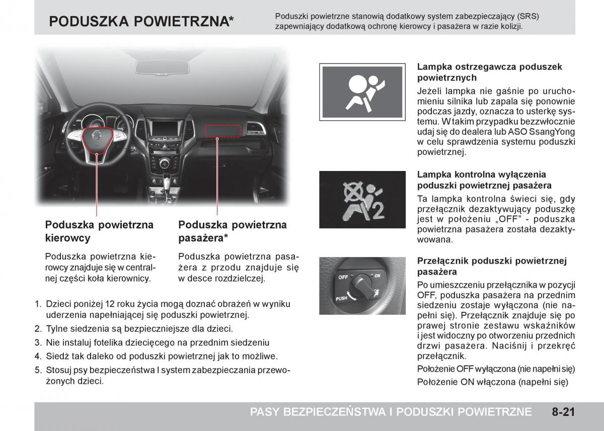 SsangYong Tivoli instrukcja obslugi / page 255