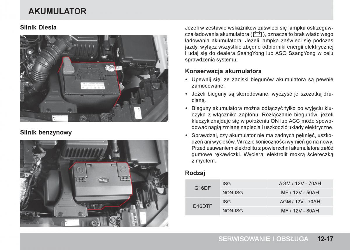 SsangYong Tivoli instrukcja obslugi / page 369