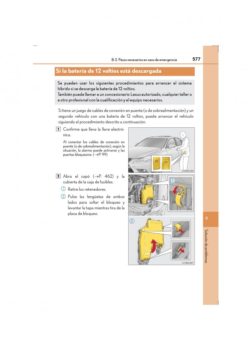 Lexus IS300h III 3 manual del propietario / page 577