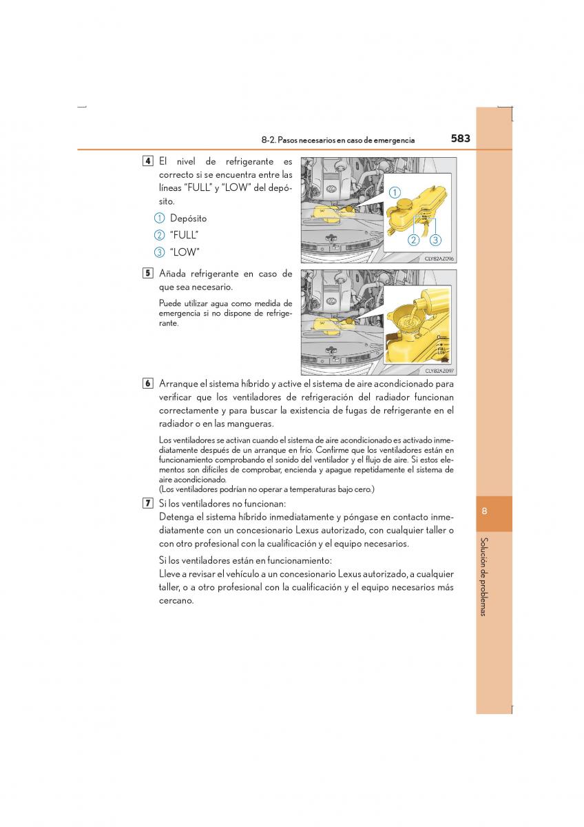 Lexus IS300h III 3 manual del propietario / page 583