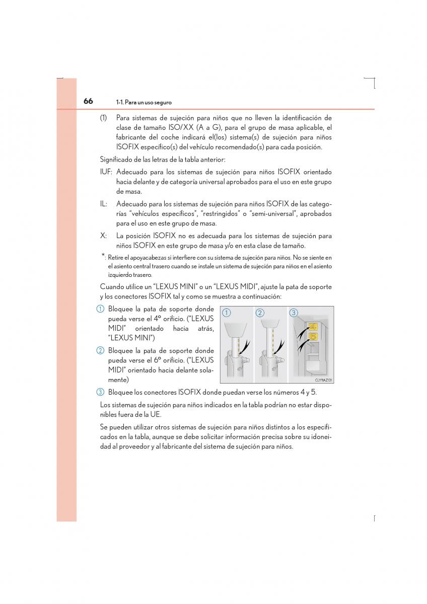 Lexus IS300h III 3 manual del propietario / page 66