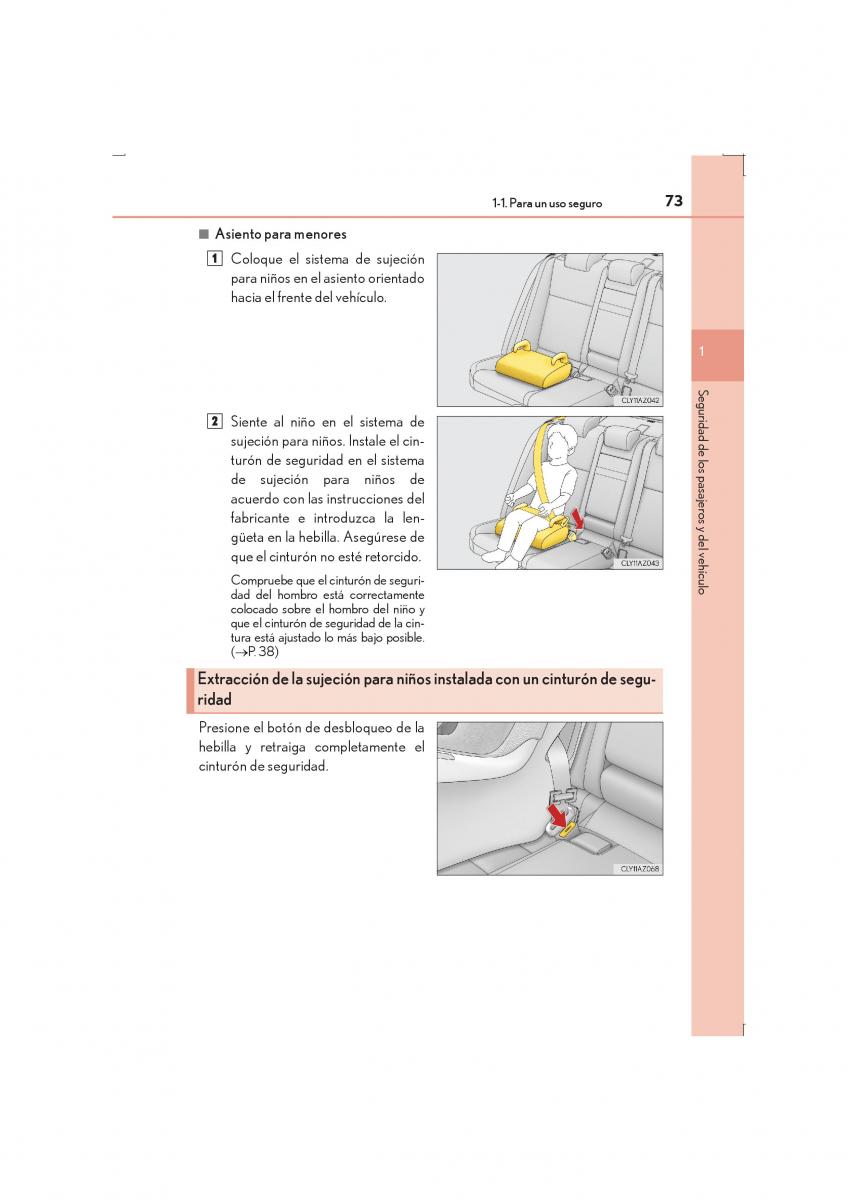 Lexus IS300h III 3 manual del propietario / page 73