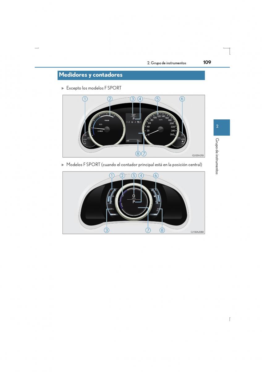 Lexus IS300h III 3 manual del propietario / page 109