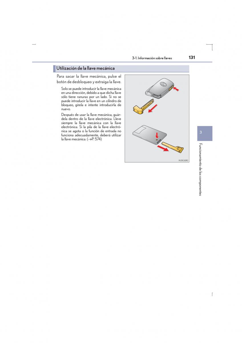 Lexus IS300h III 3 manual del propietario / page 131