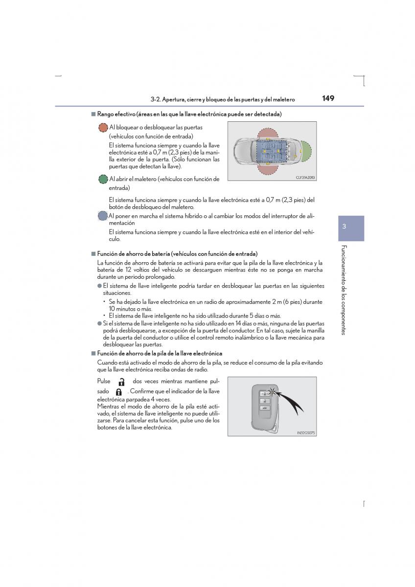 Lexus IS300h III 3 manual del propietario / page 149