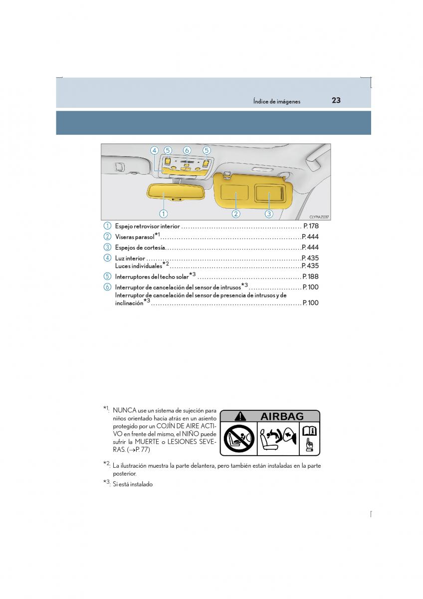 Lexus IS300h III 3 manual del propietario / page 23