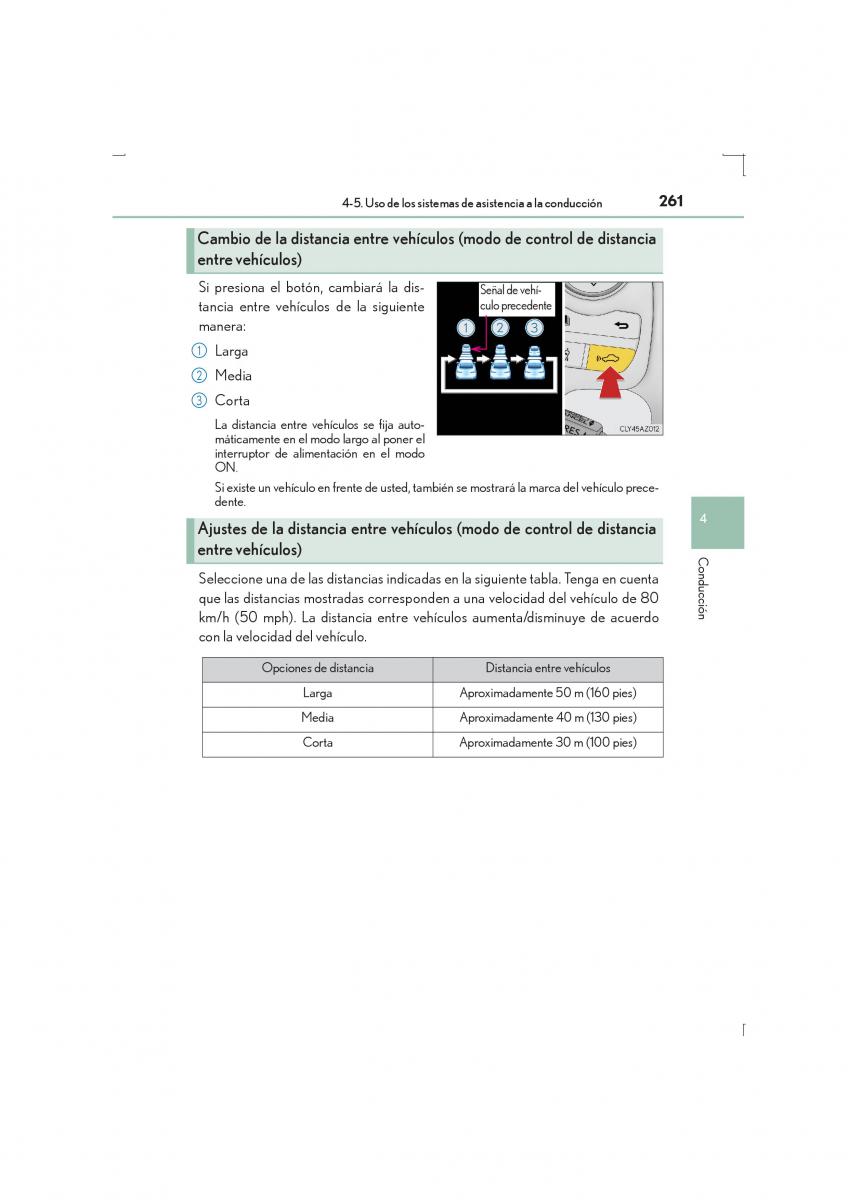 Lexus IS300h III 3 manual del propietario / page 261