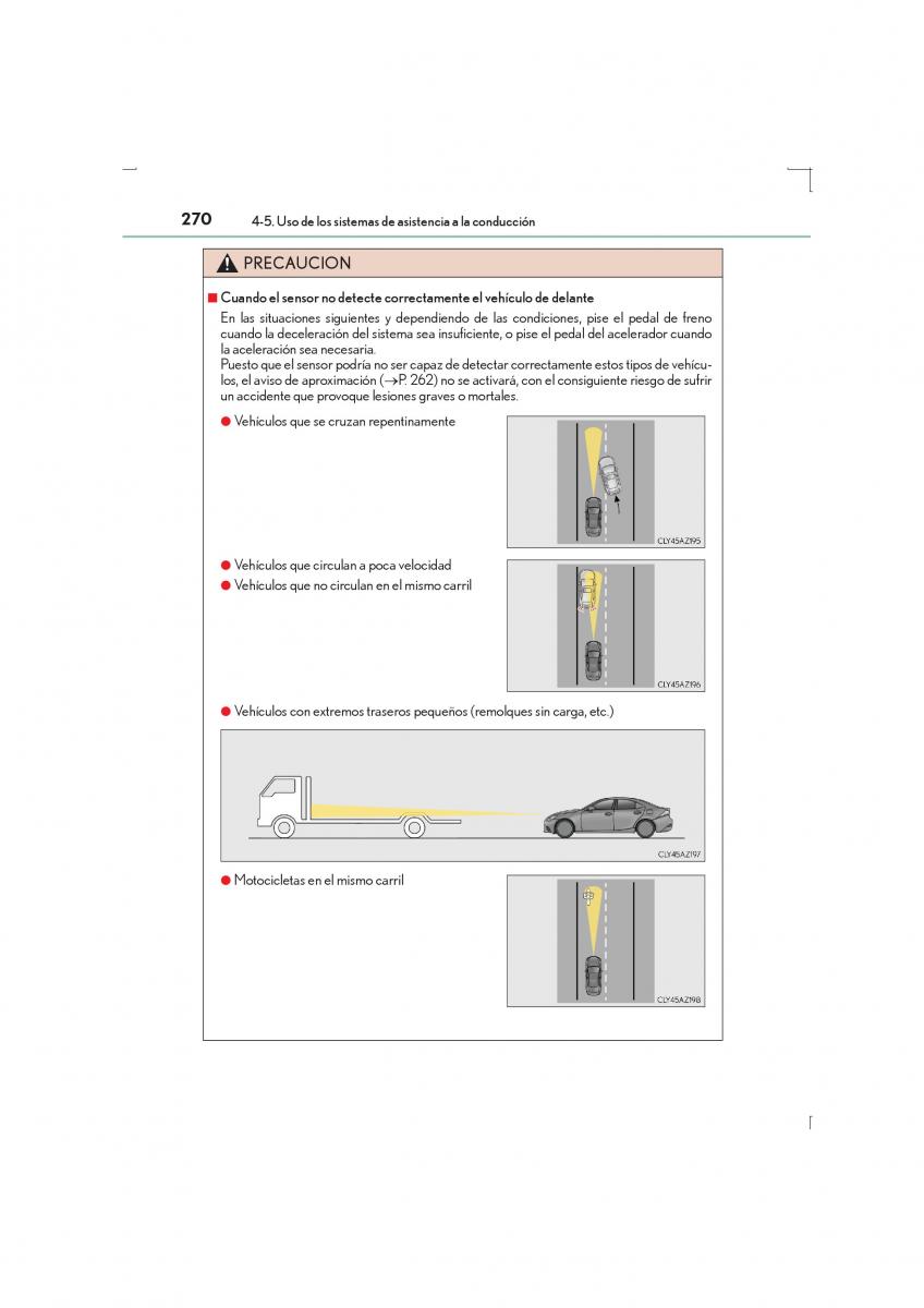 Lexus IS300h III 3 manual del propietario / page 270