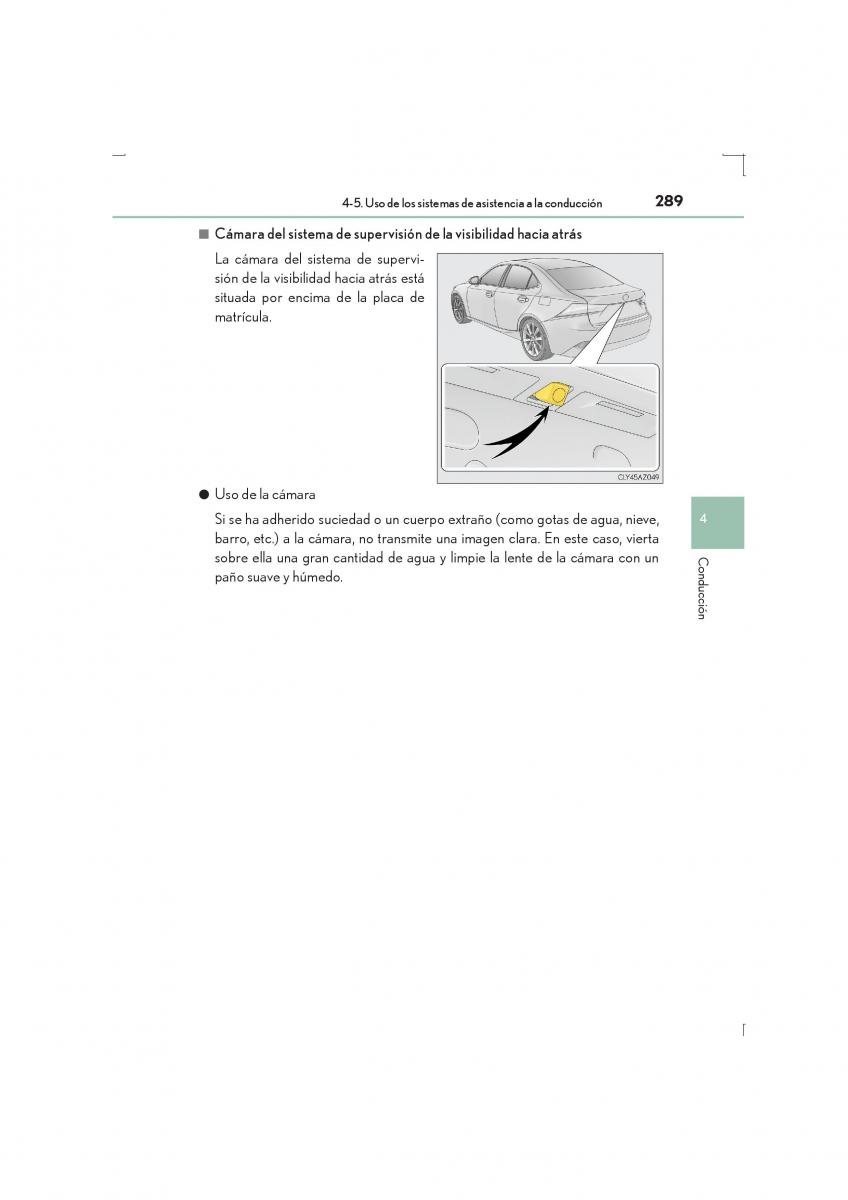 Lexus IS300h III 3 manual del propietario / page 289