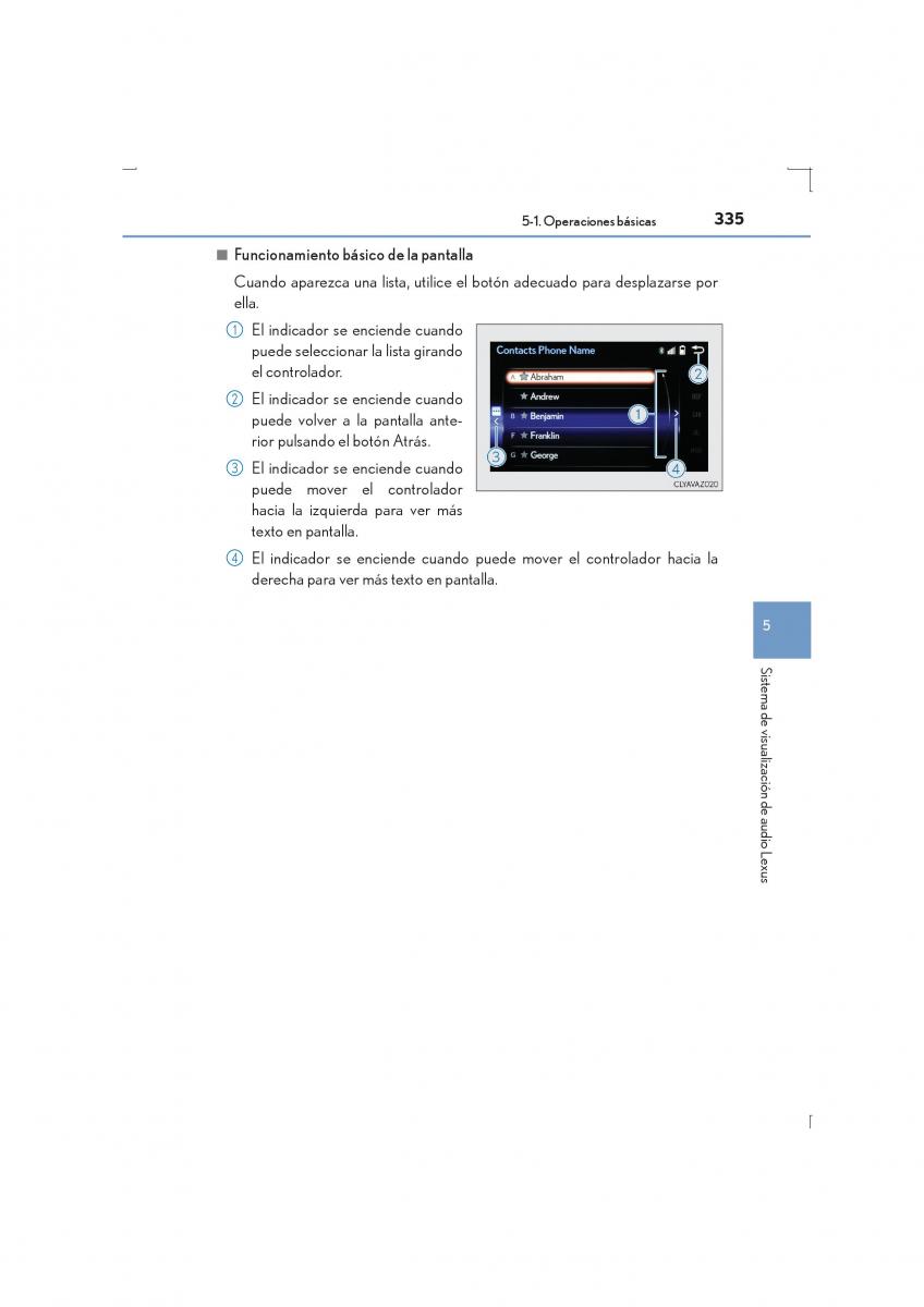 Lexus IS300h III 3 manual del propietario / page 335