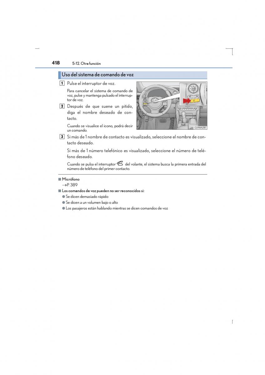 Lexus IS300h III 3 manual del propietario / page 418