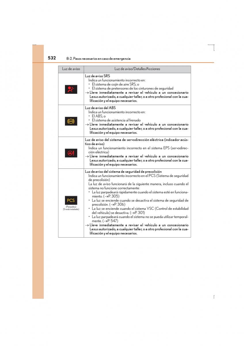 Lexus IS300h III 3 manual del propietario / page 532