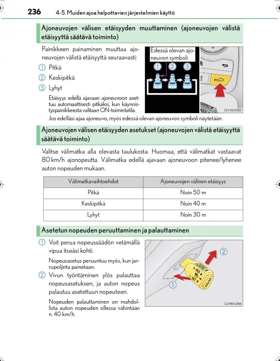 Lexus IS300h III 3 omistajan kasikirja / page 236